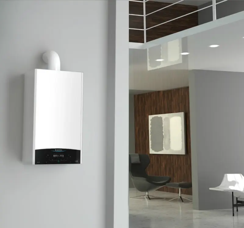 Wall-mounted gas boiler installed in a hallway by Bolton Domestic Gas Services Wolverhampton