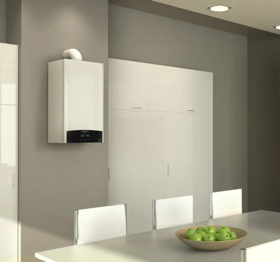 Modern combi boiler fitted in a kitchen by Bolton Domestic Gas Services Wolverhampton